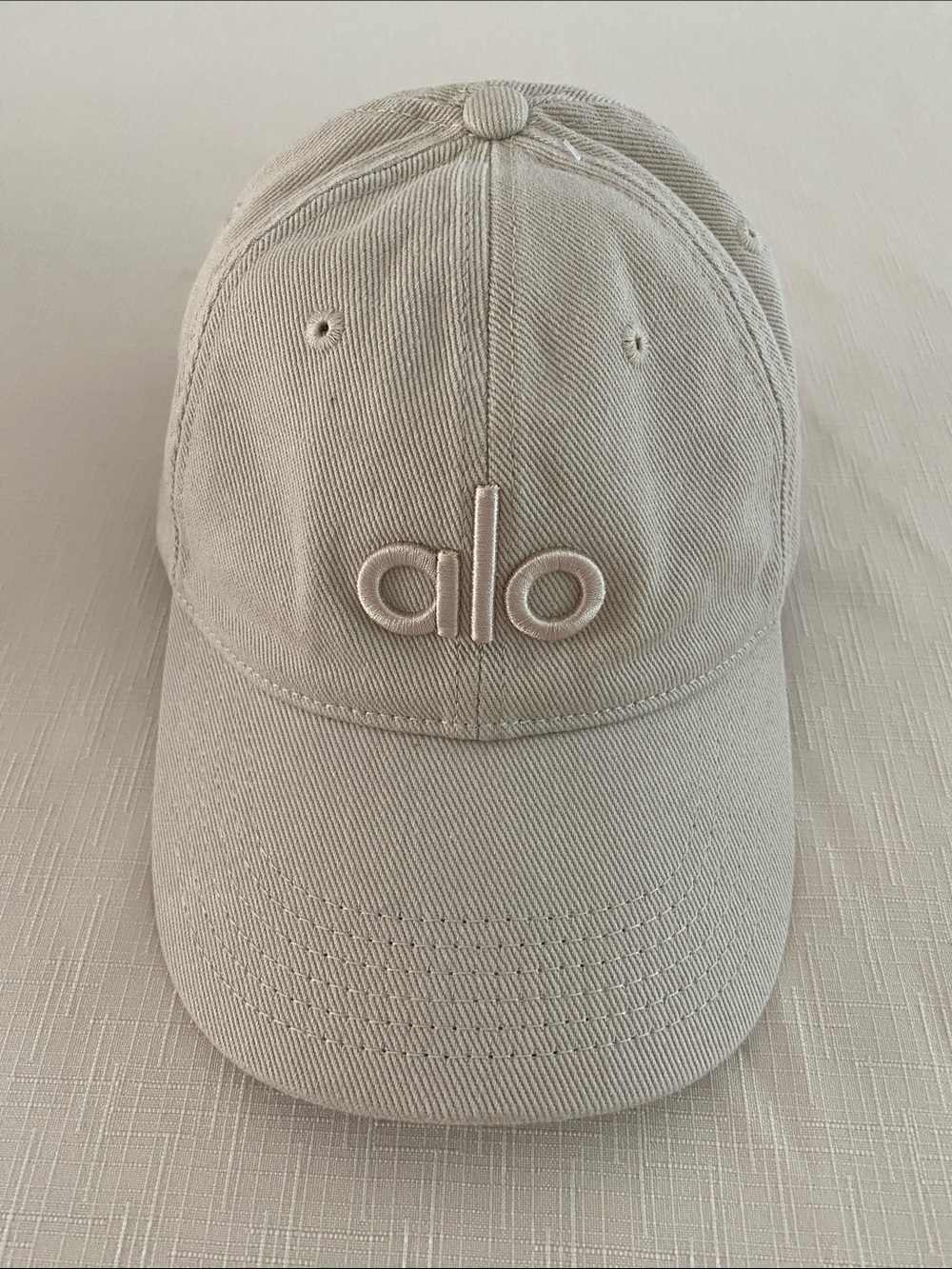 Washed Off-Duty Cap in Sand Dollar